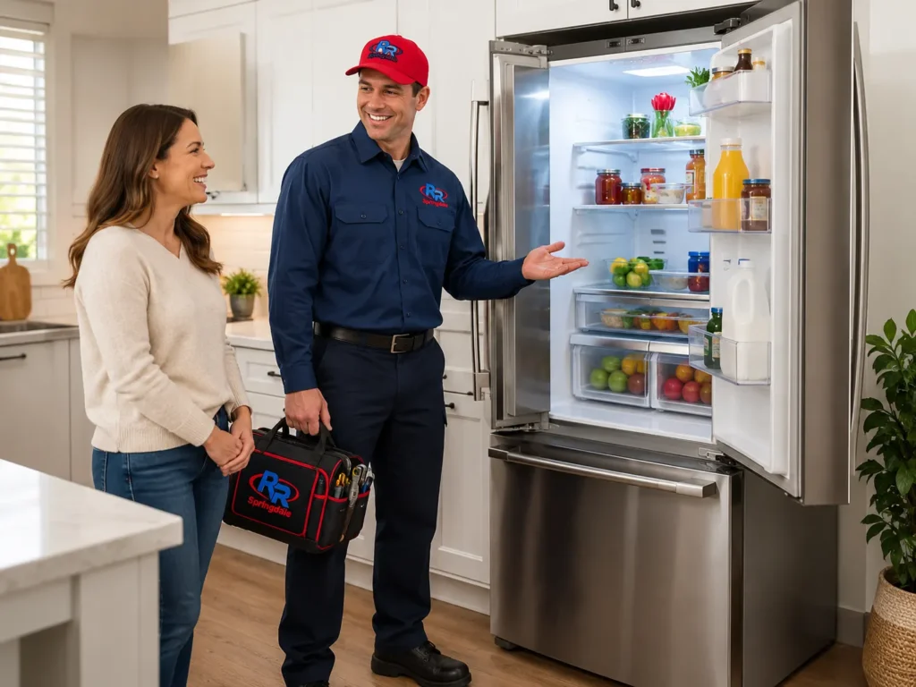 Home fridge repair technician in Springdale AR